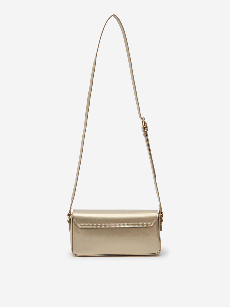 Westside Gold Faux-Leather Sling Bag