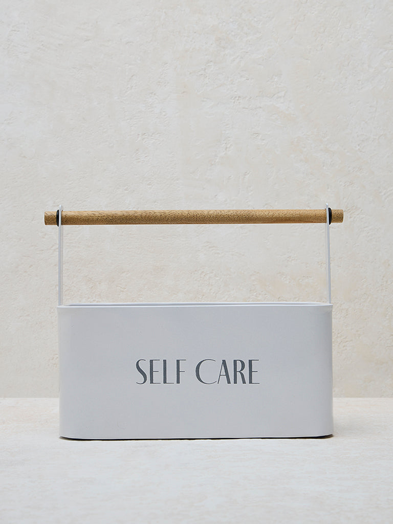 Westside Home White Self Care Caddy