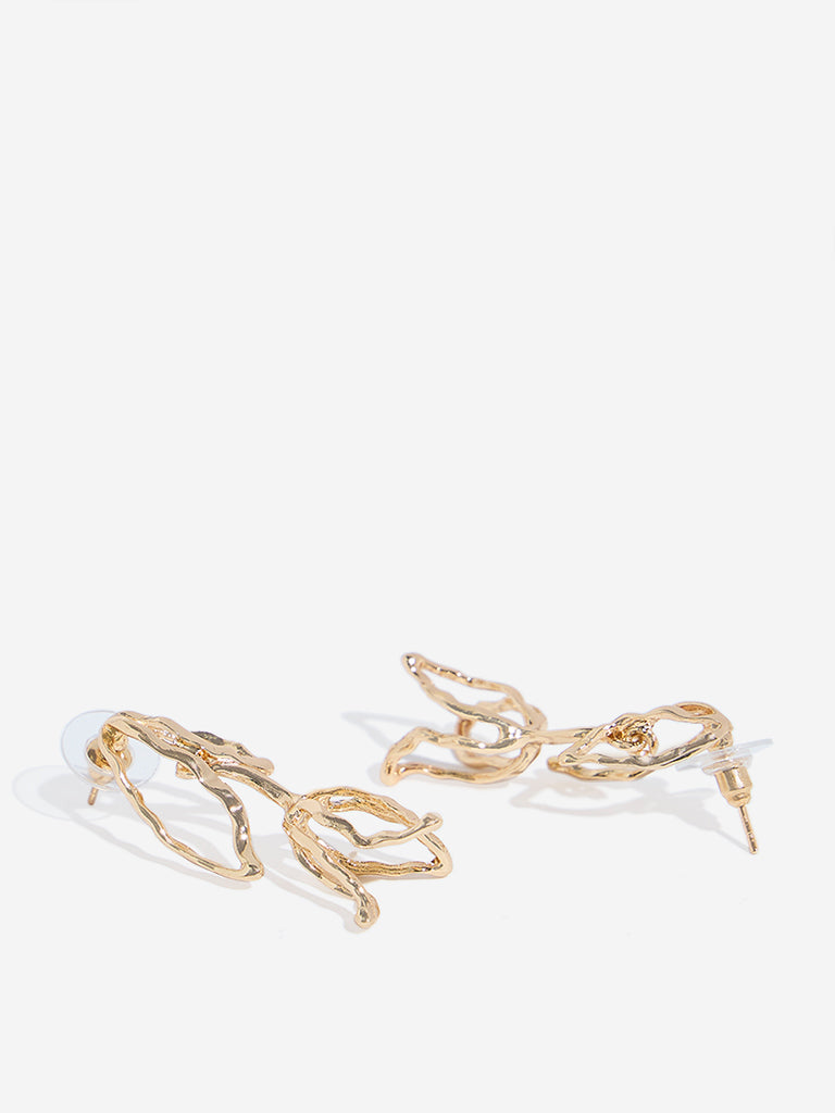 Westside Accessories Gold Tulip Earrings