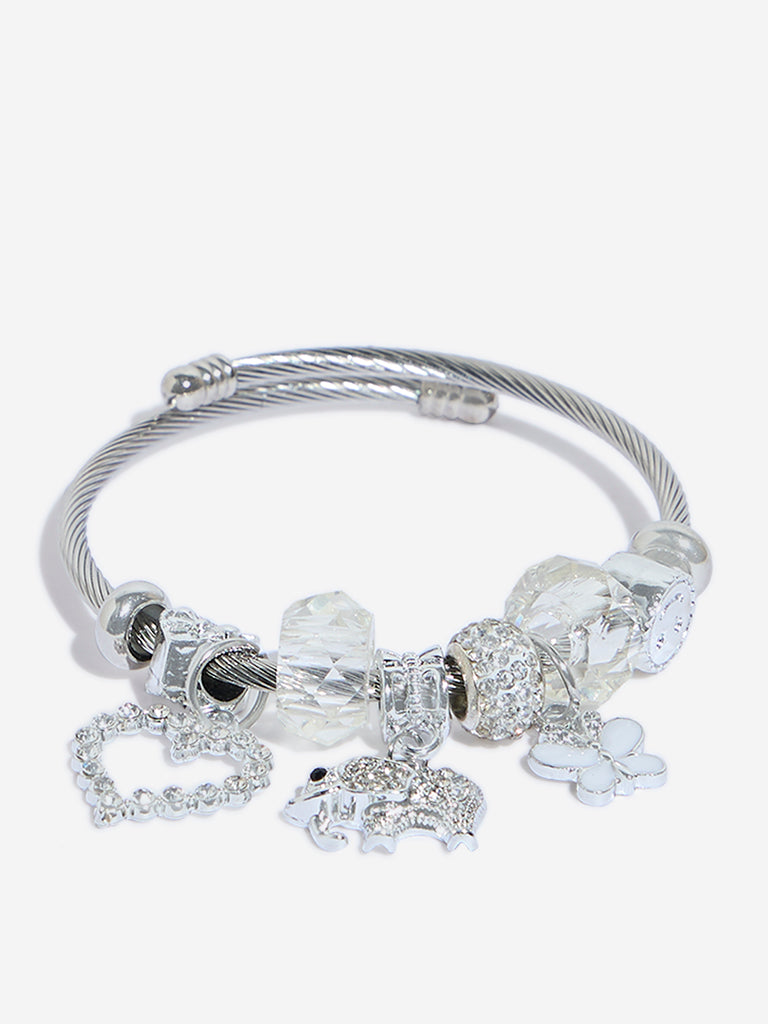 Westside Accessories Silver Charm Bracelet