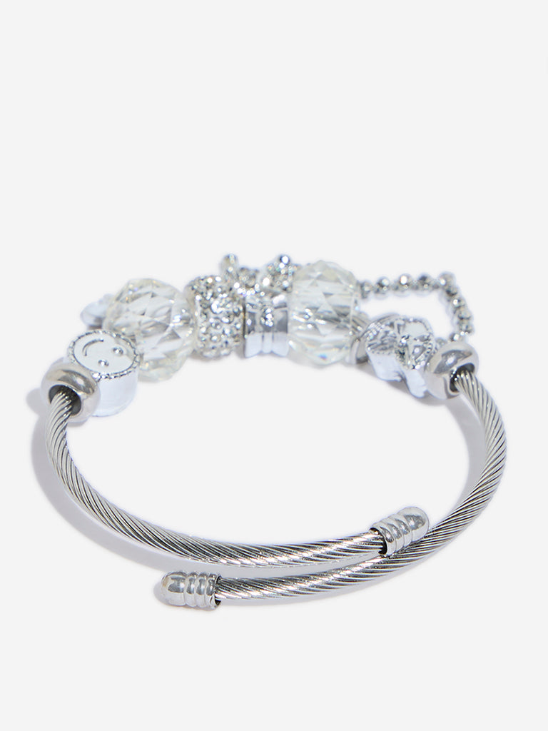 Westside Accessories Silver Charm Bracelet