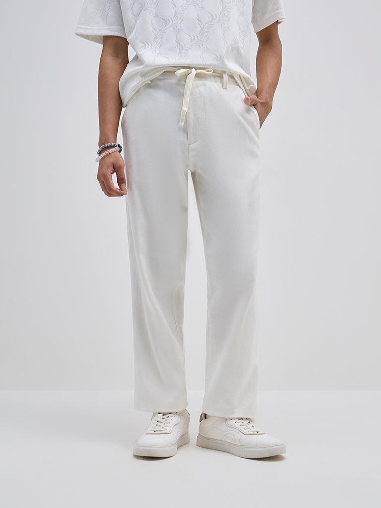 ETA Off-White Resort-Fit Mid-Rise Cotton Chinos