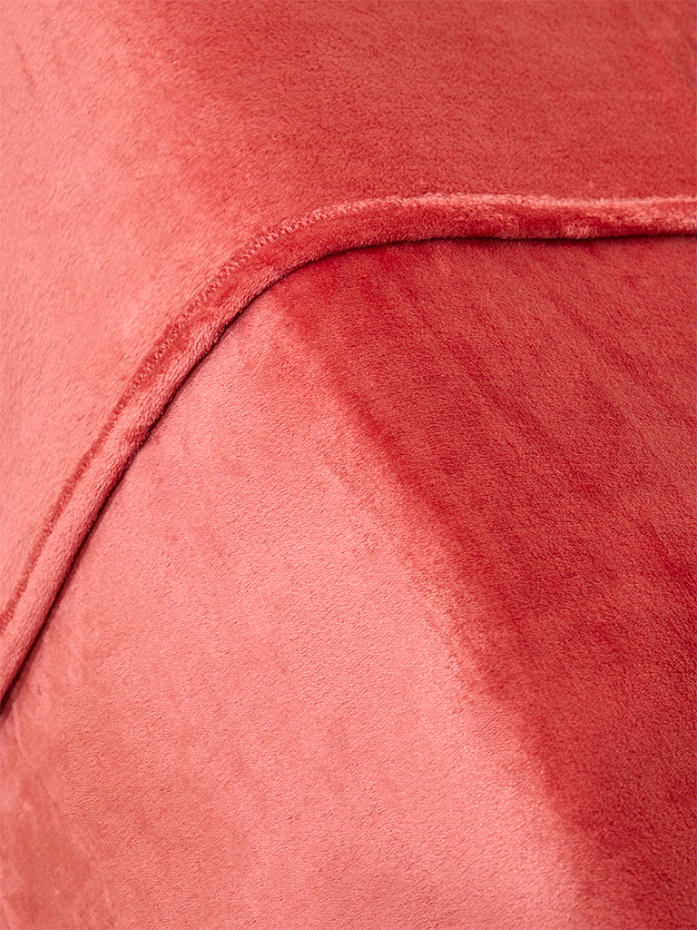 Westside Home Dusty Rose Single Bed Fleece Blanket