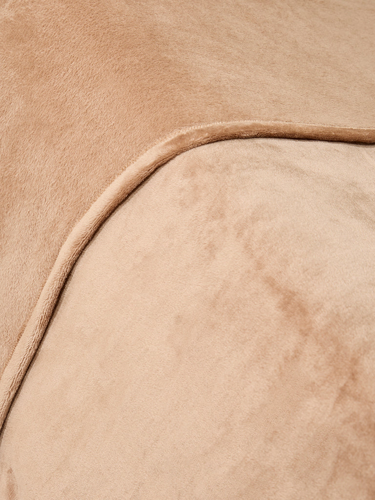 Westside Home Brown Single Bed Fleece Blanket