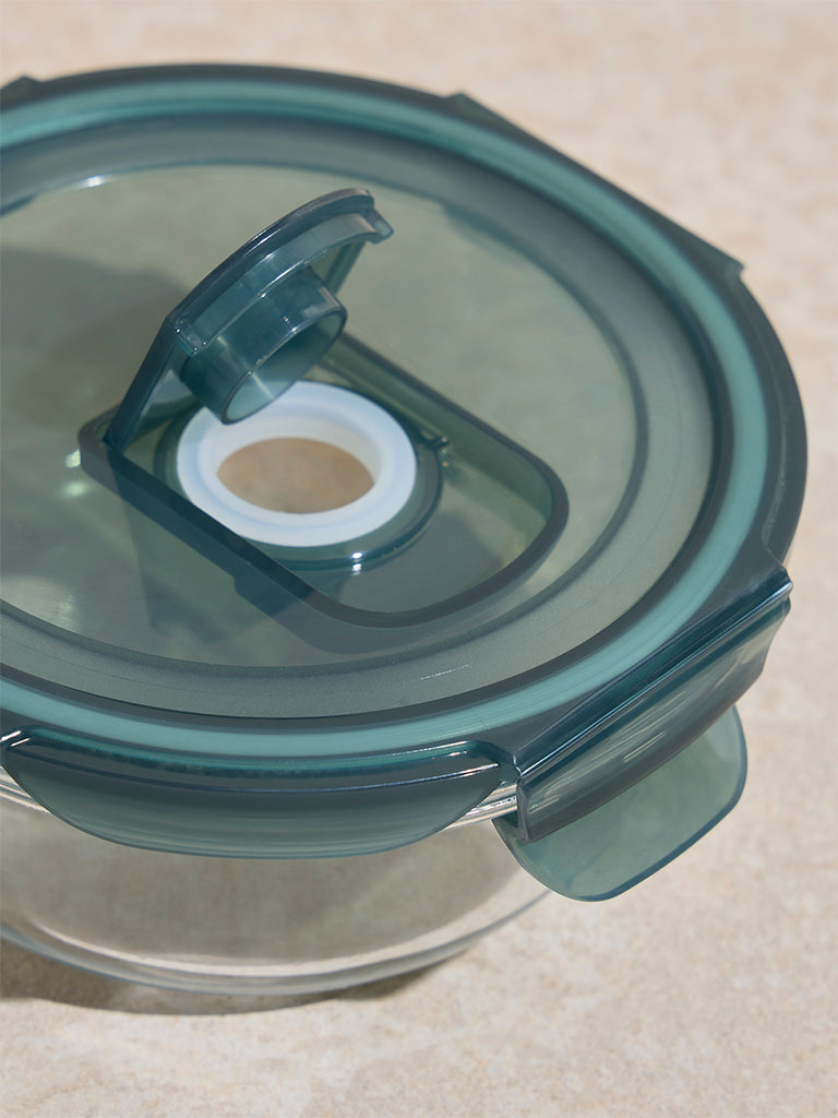 Westside Home Green Glass Tiffin Box - Small