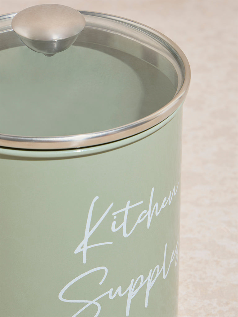 Westside Home Mint Kitchen Supplies Container with Lid