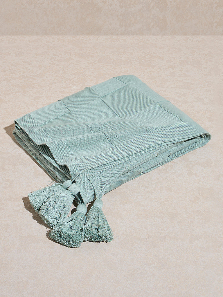 Westside Home Mint Single Bed Throw