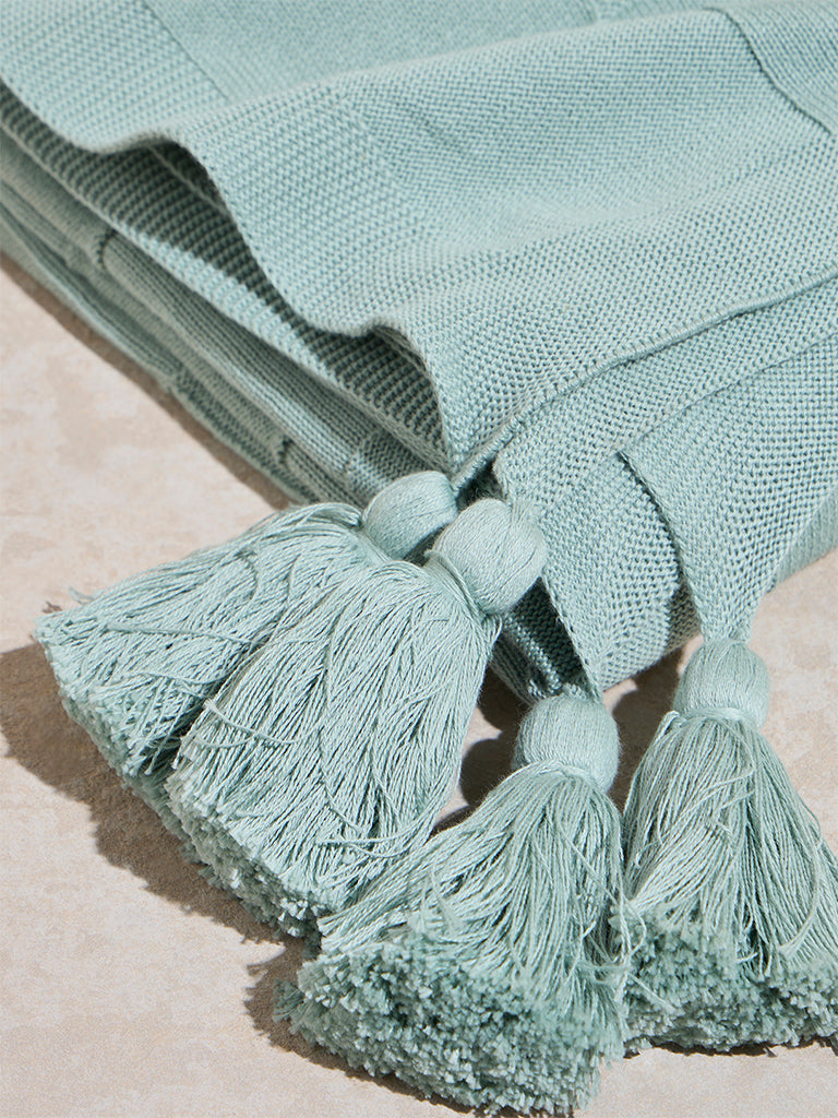 Westside Home Mint Single Bed Throw