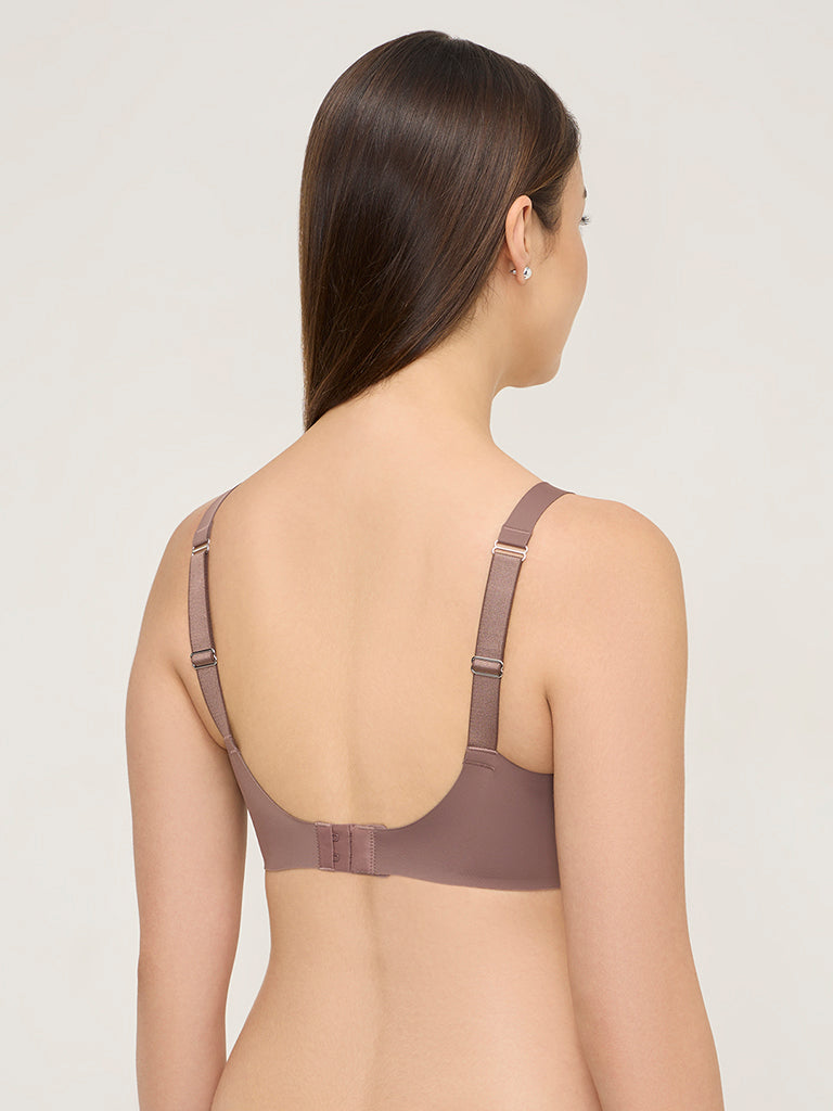 Wunderlove Brown Invisible Full Coverage Padded Bra