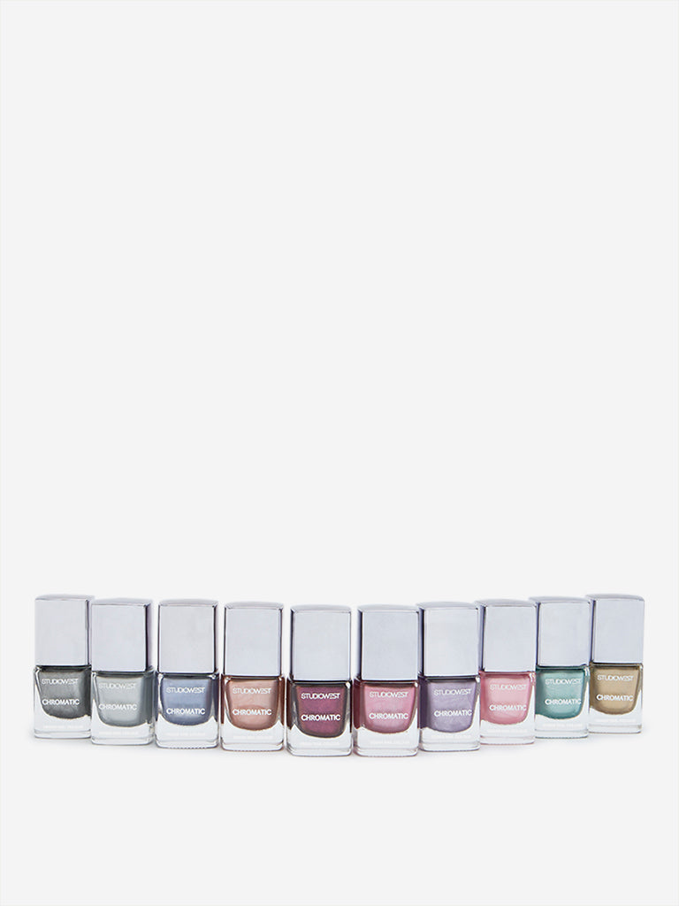 Studiowest Chromatic Silver Lunar Chrome S-30 Nail Colour - 8 ml