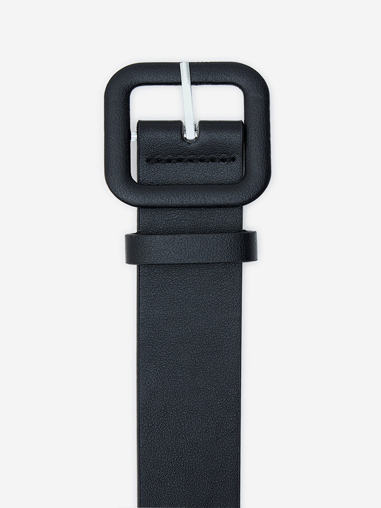 Westside Accessories Black Solid Matte-Finish Belt (Small)