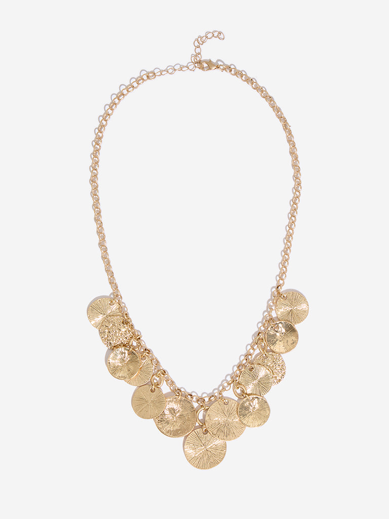 Westside Accessories Gold Charms Designed Necklace