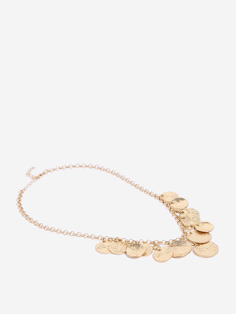 Westside Accessories Gold Charms Designed Necklace