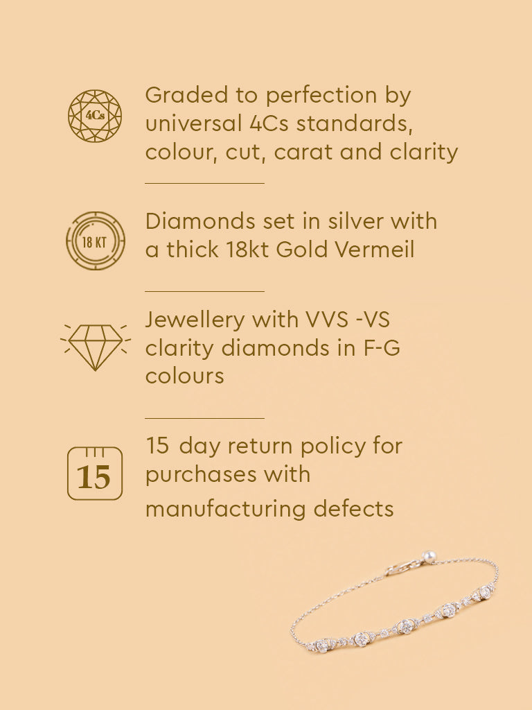 Chic Lab Diamond Chain Bracelet
