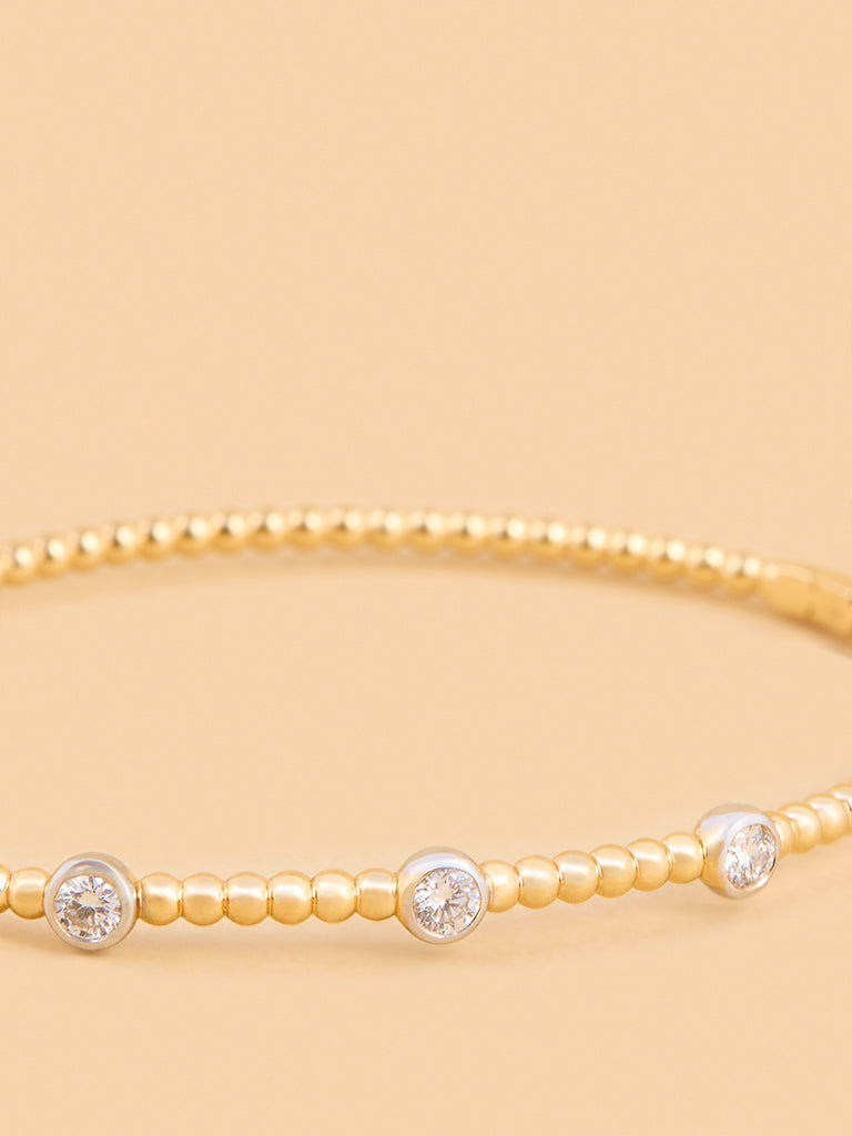 Westside X Pome Timeless Lab Diamond Accent Bangle Bracelet