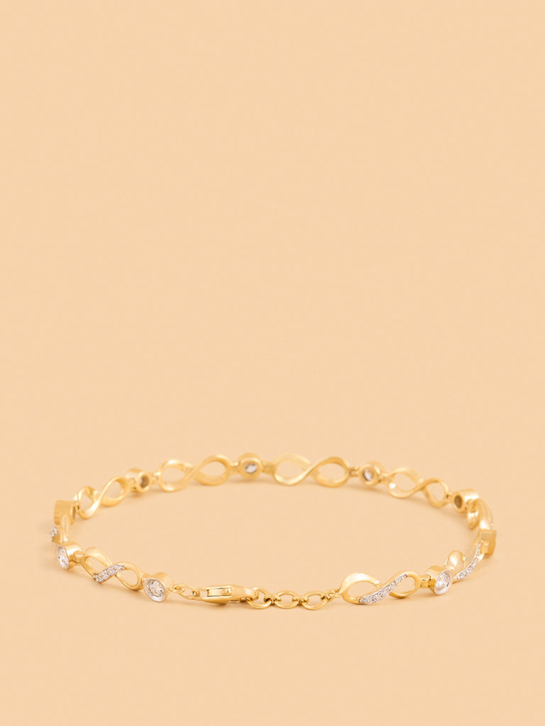 Westside X Pome Infinity Link Solitaire Lab Diamond Bracelet