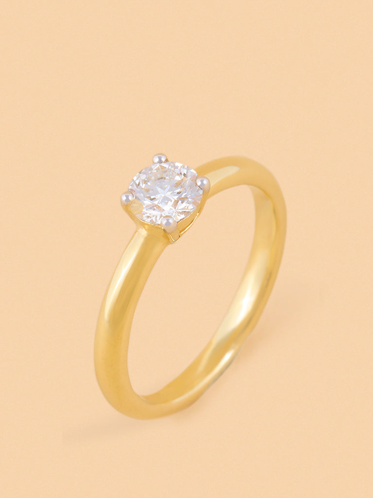 Westside X Pome Brilliant Solitaire Lab Diamond Ring - Medium
