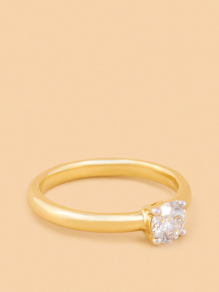Westside X Pome Brilliant Solitaire Lab Diamond Ring - Medium
