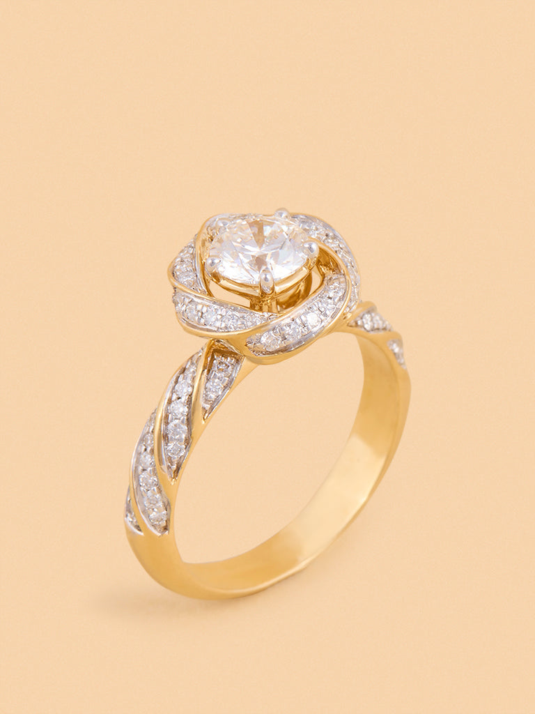 Westside X Pome Infinity Solitaire Lab Diamond Ring - Medium