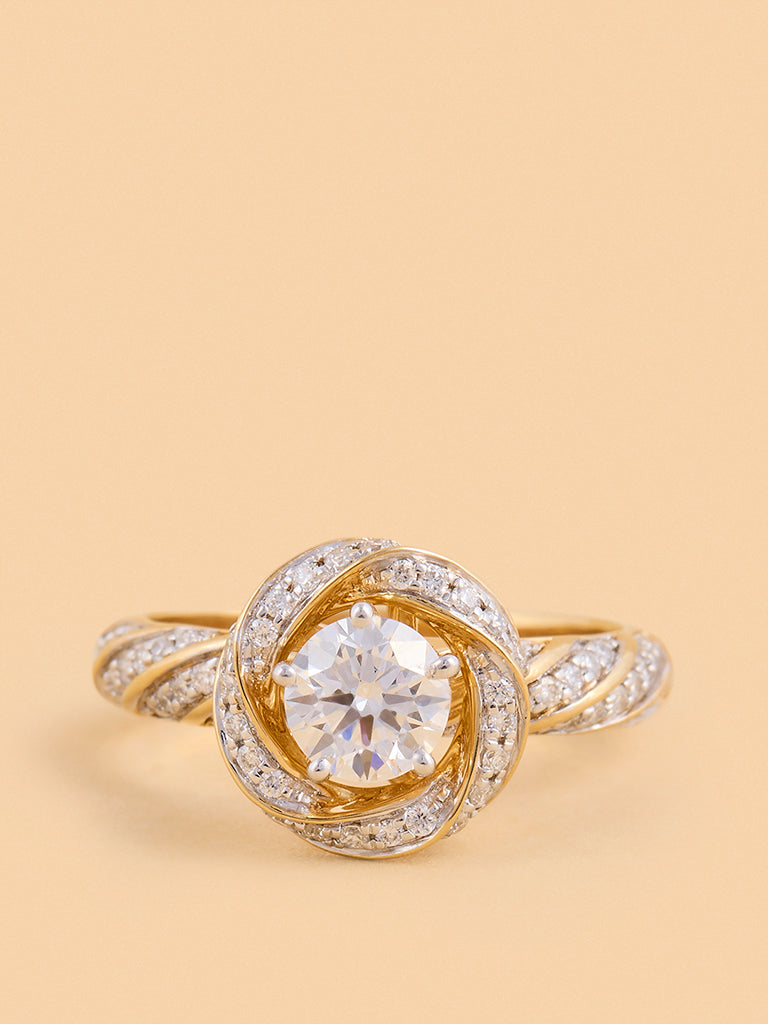 Westside X Pome Infinity Solitaire Lab Diamond Ring - Medium
