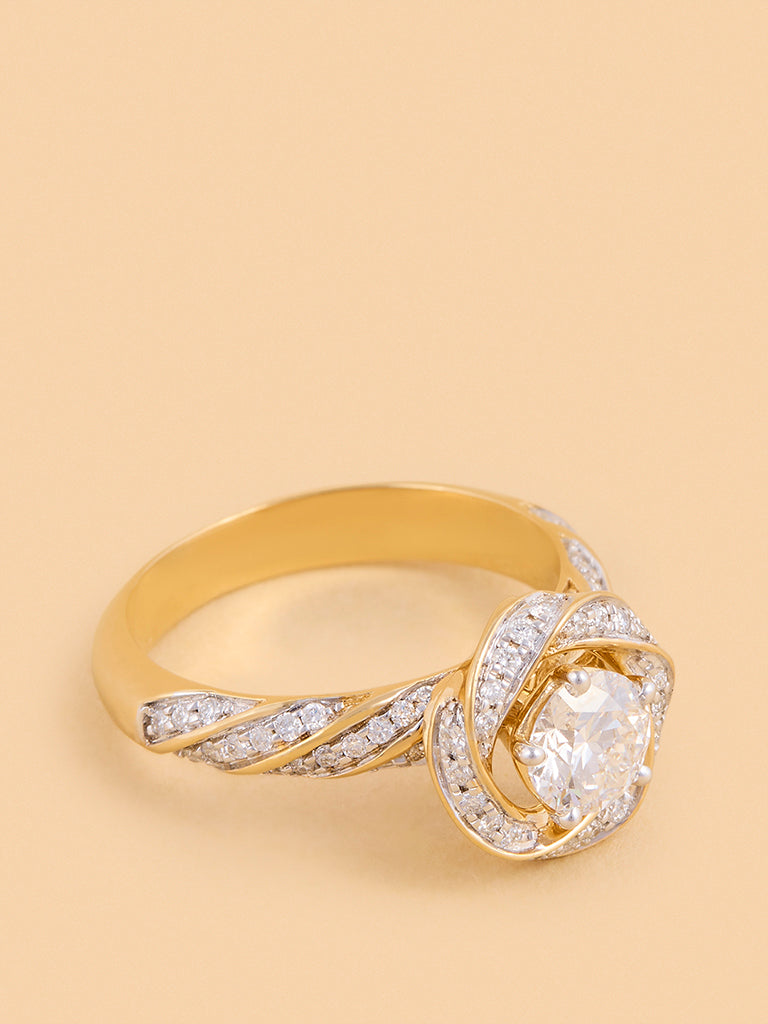 Westside X Pome Infinity Solitaire Lab Diamond Ring - Medium