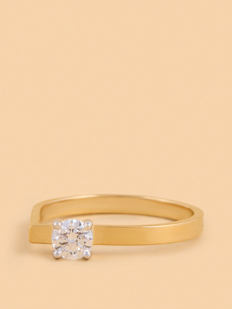 Westside X Pome Brilliant Solitaire Lab Diamond Ring - Medium