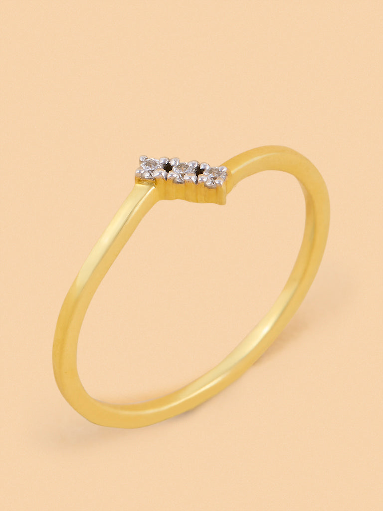 Westside X Pome Chic Ring with Cluster Set Lab Diamond