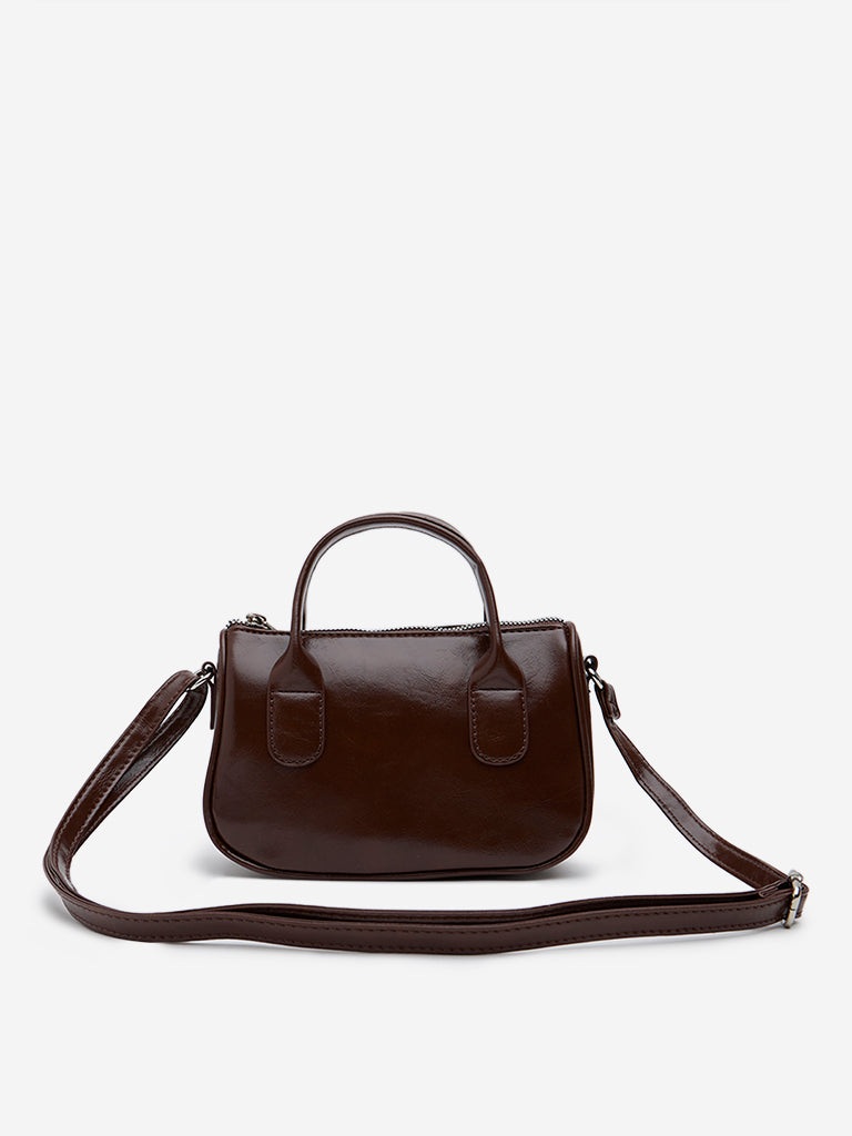 Westside Dark Brown Sling Bag