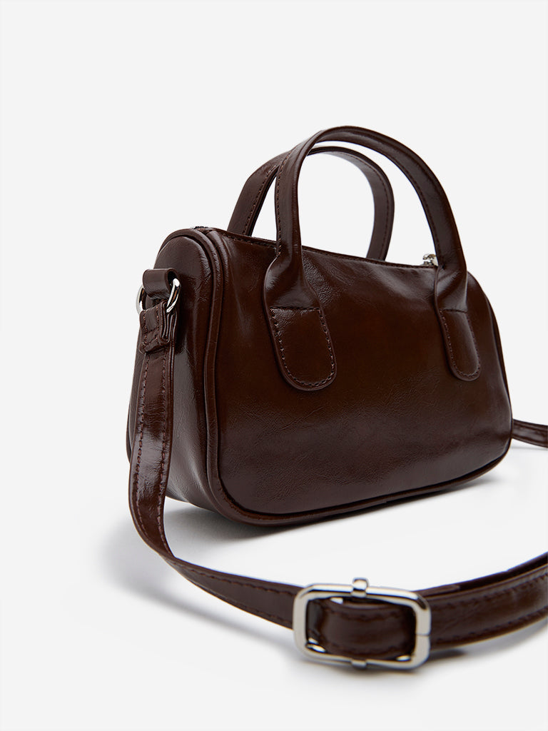 Westside Dark Brown Sling Bag