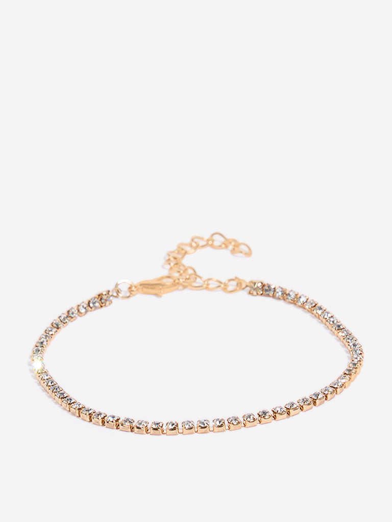 Westside Accessories Gold Butterfly Stackable Bracelets - Pack of 4