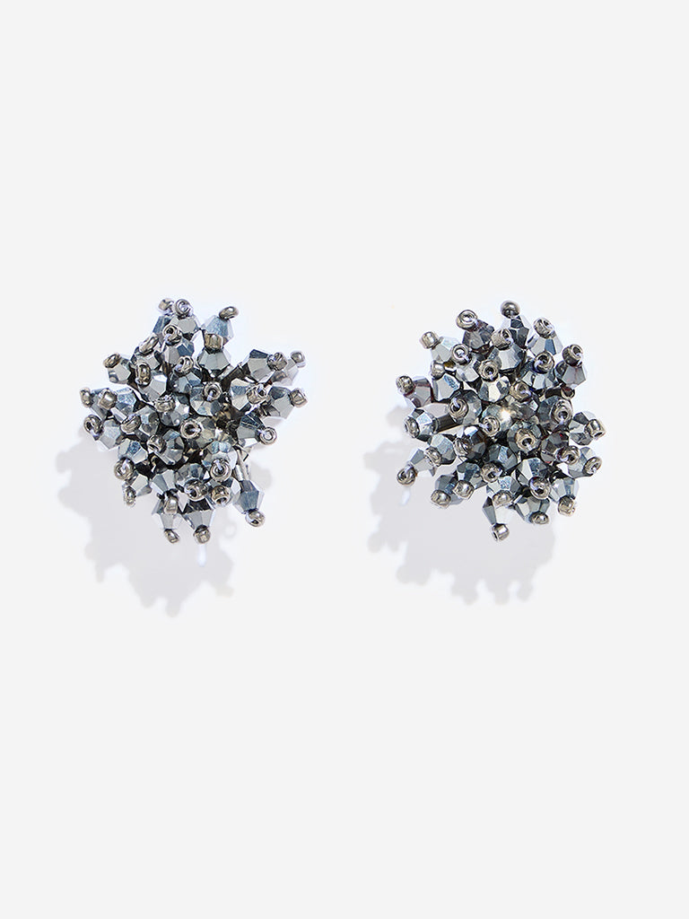 Westside Accessories Grey Pokey Stud Earrings