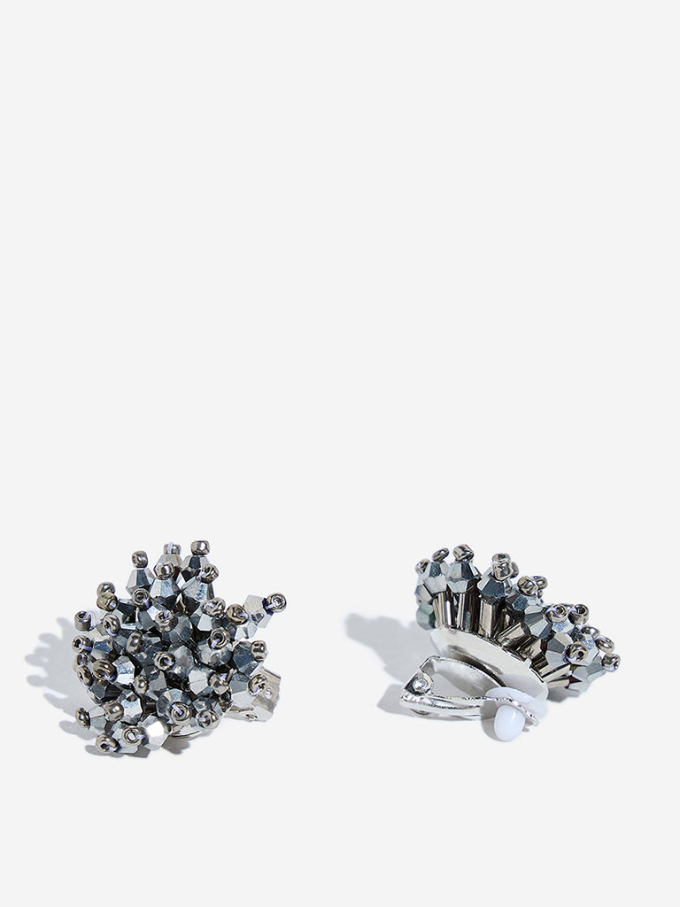 Westside Accessories Grey Pokey Stud Earrings