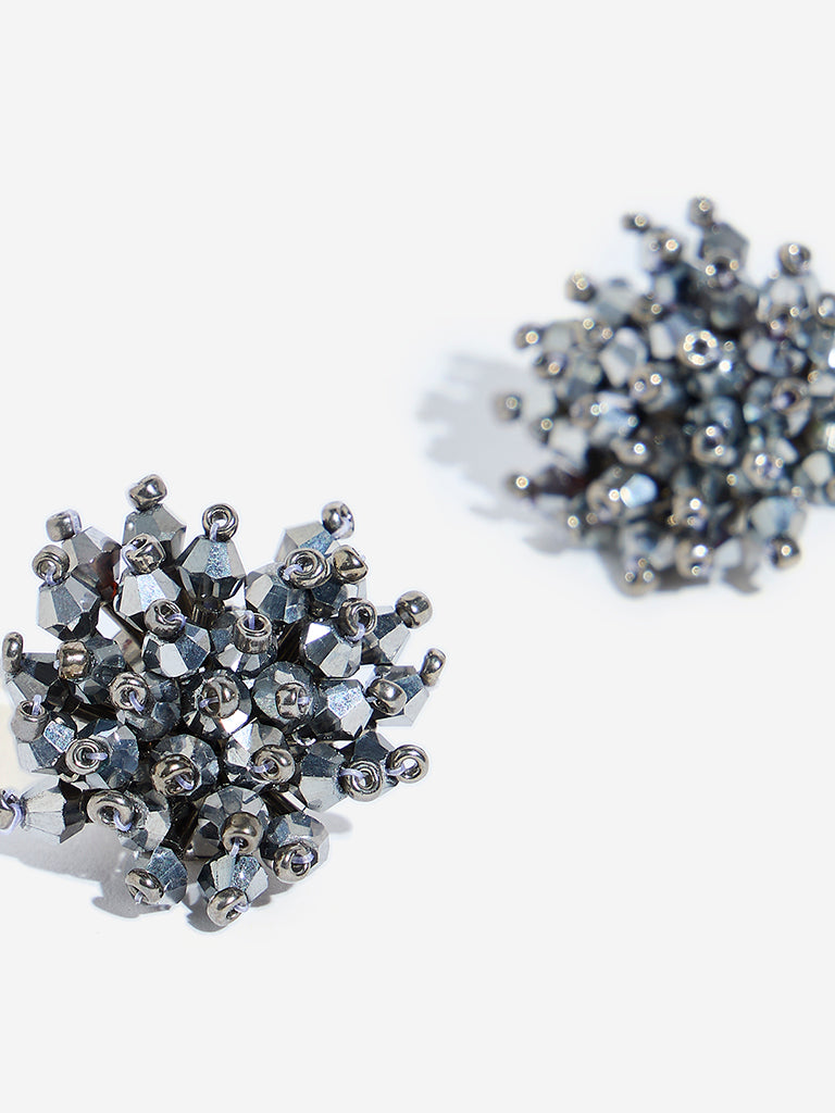 Westside Accessories Grey Pokey Stud Earrings
