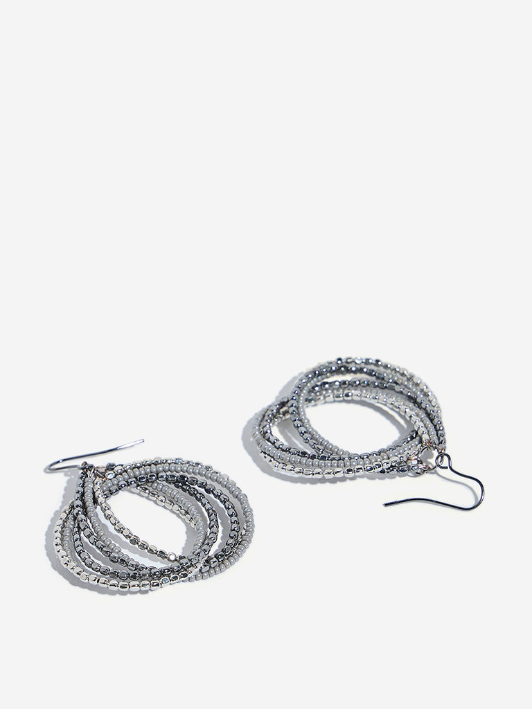 Westside Accessories Silver Intertwined Earrings