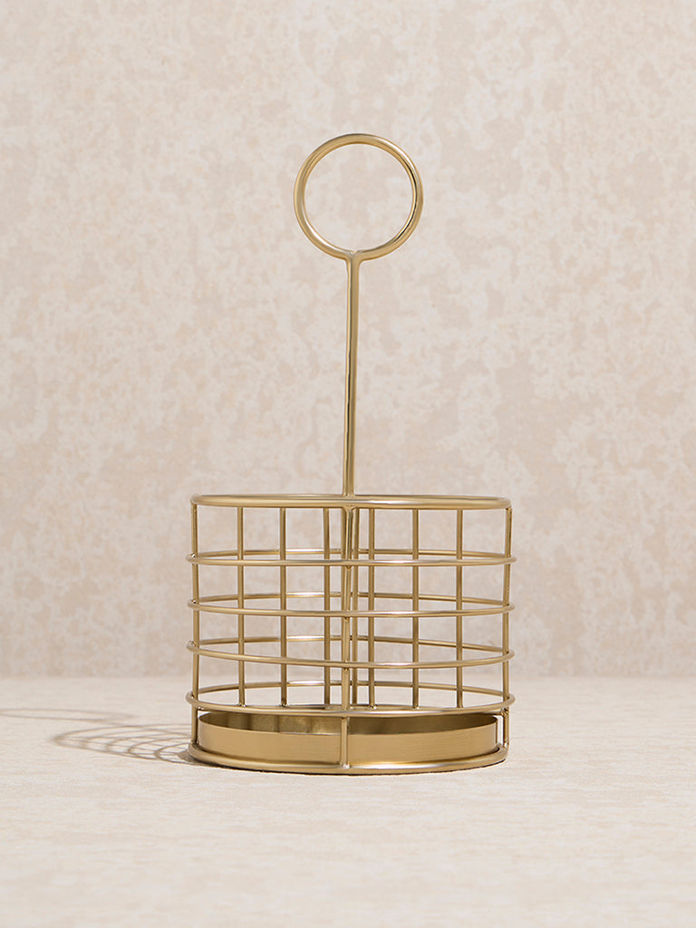 Westside Home Gold Cutlery Caddy