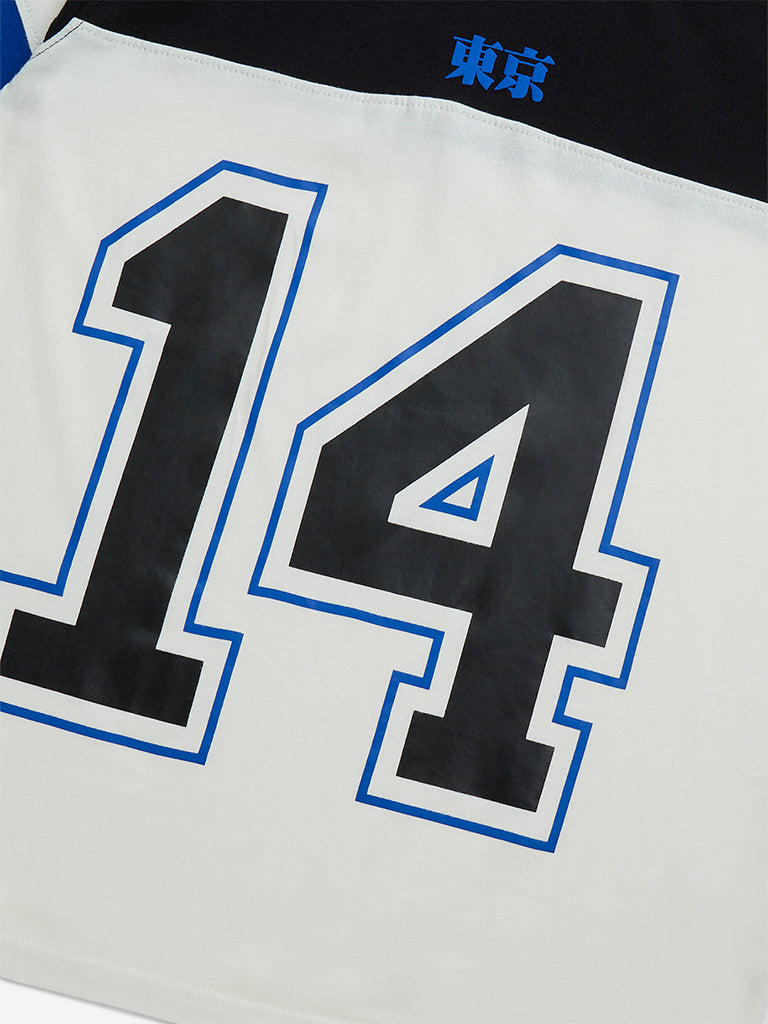 Westside Y&F Boy's Black Text Printed Cotton T-Shirt for Casual Wear Zoomed View