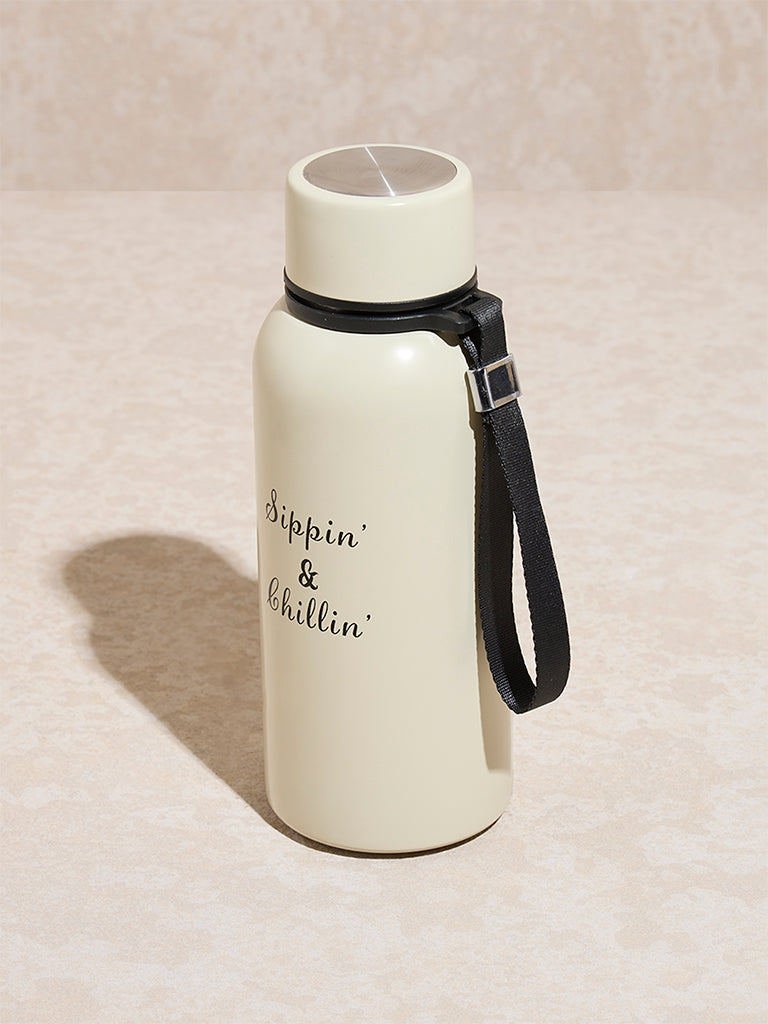 Westside Home Off -White Text Design Bottle - 500 ml