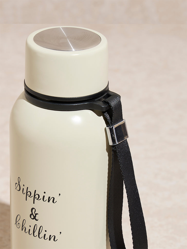Westside Home Off -White Text Design Bottle - 500 ml