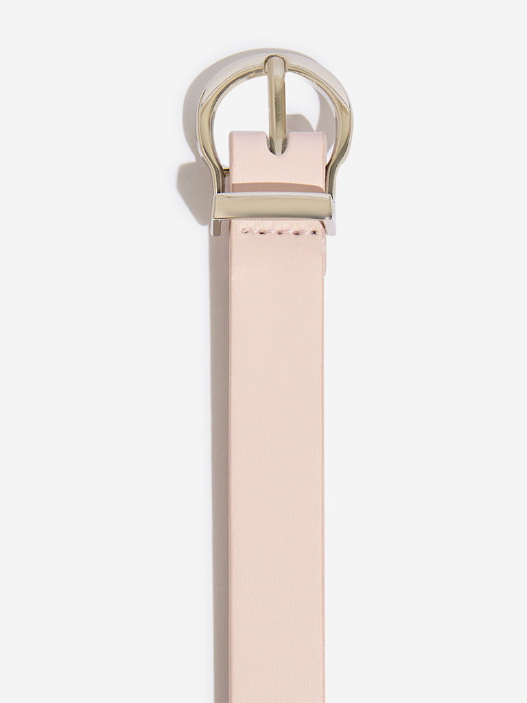 Westside Accessories Pink Buckle Belt (Small)