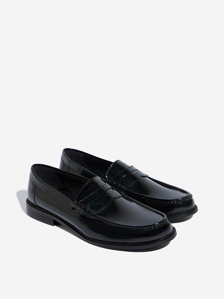 SOLEPLAY Black Penny Loafers