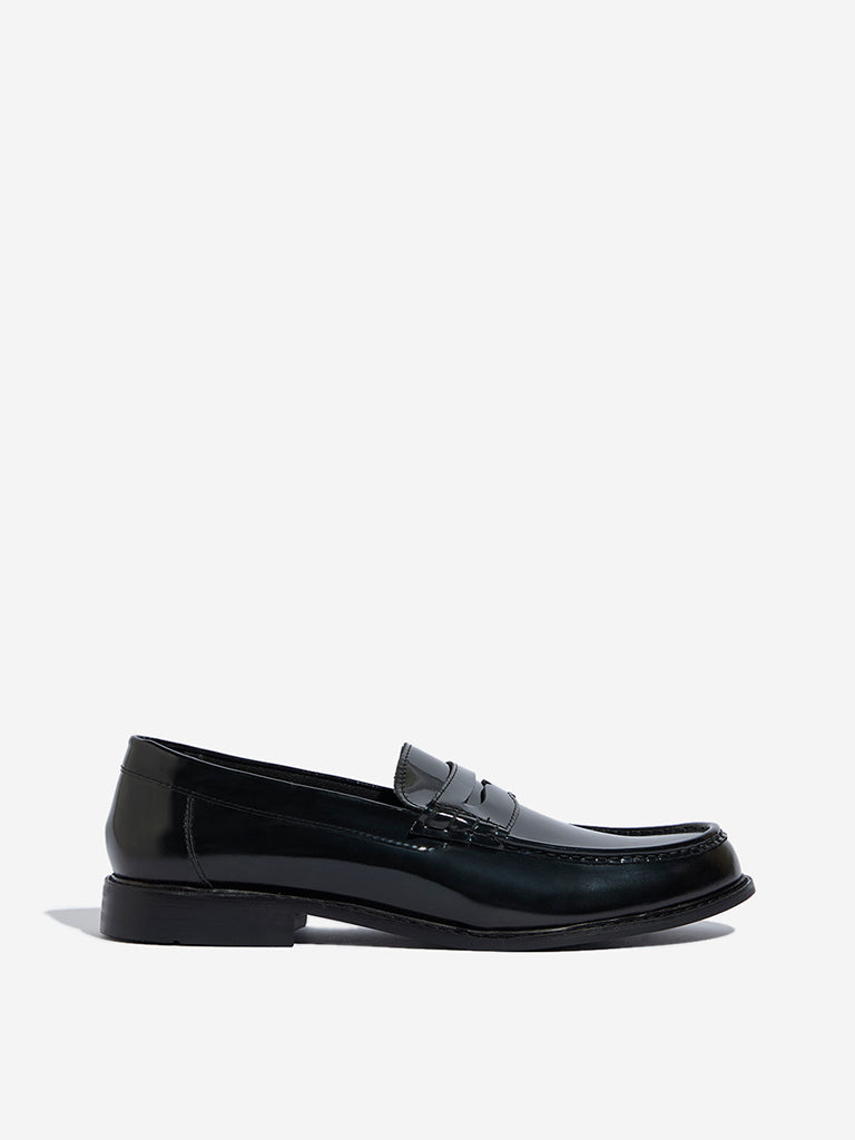 SOLEPLAY Black Penny Loafers