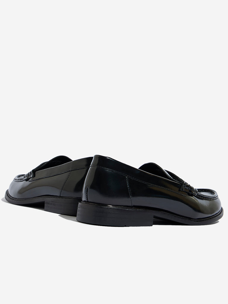 SOLEPLAY Black Penny Loafers