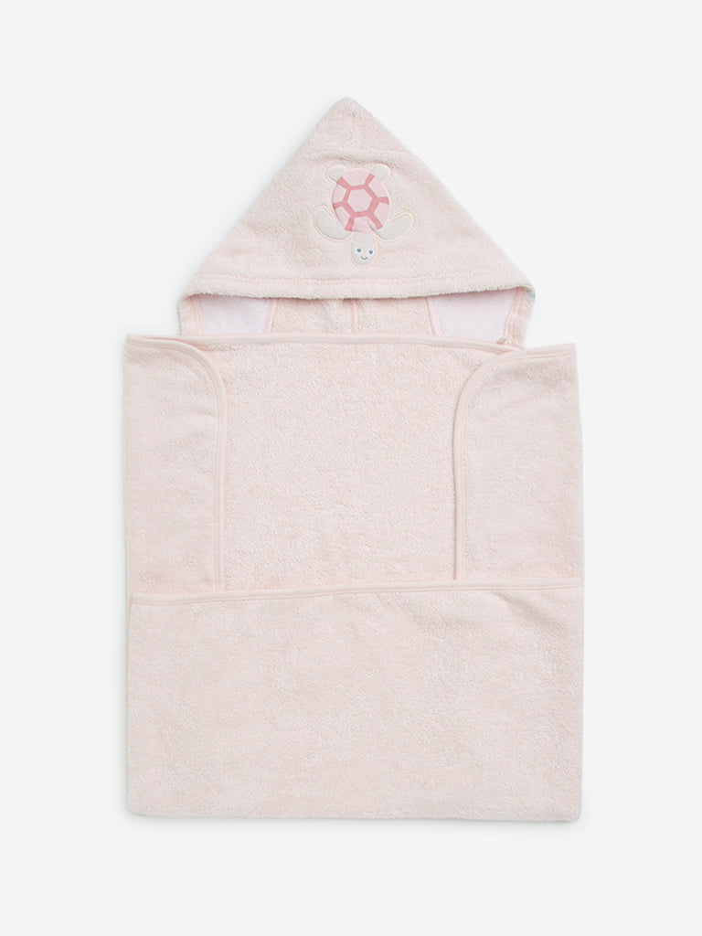 HOP Baby Pink Animal-Themed Cotton Blanket