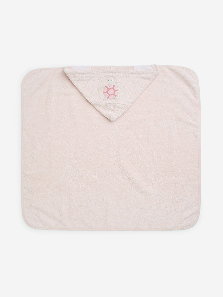 HOP Baby Pink Animal-Themed Cotton Blanket
