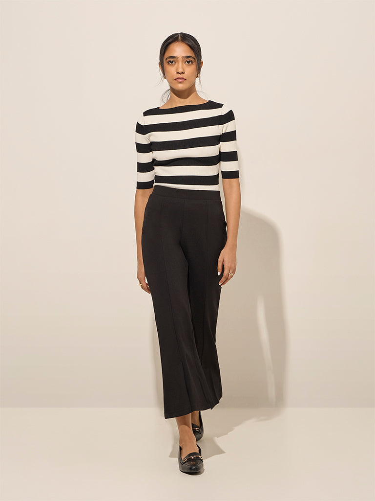 Wardrobe Black Striped Top