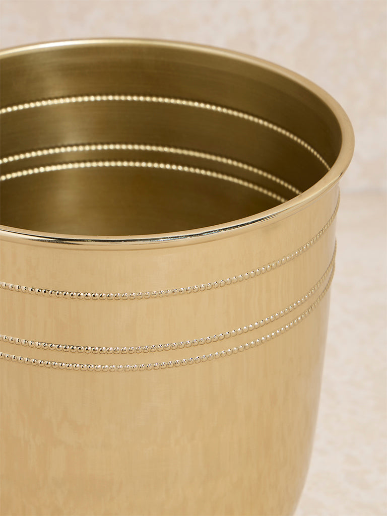 Westside Home Gold Metal Tulip Planter - Large