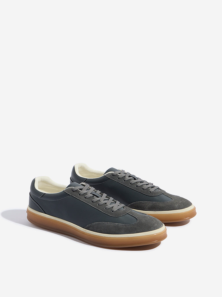SOLEPLAY Grey Lace-Up Sneakers