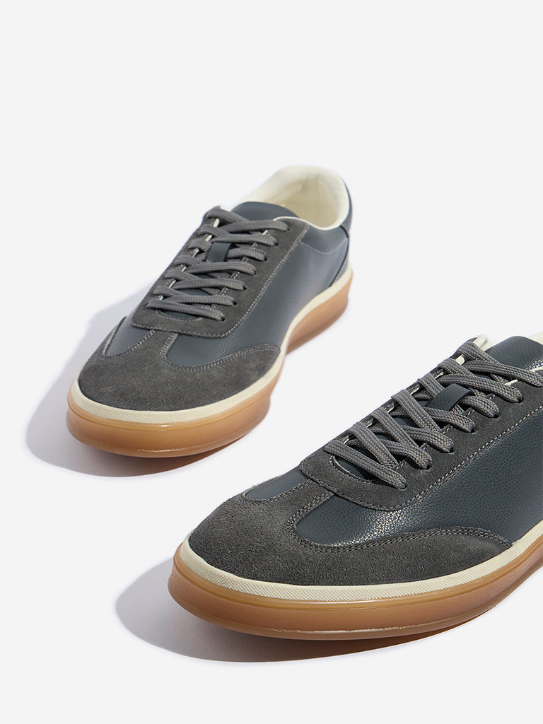 SOLEPLAY Grey Lace-Up Sneakers