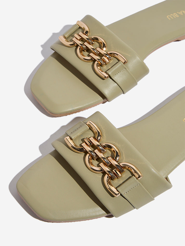 LUNA BLU Sage Metal-Detailed Slides