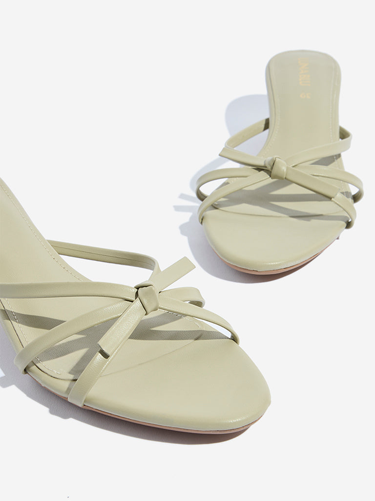 Westside LUNA BLU Women's Sage Multi-Strap Heel Sandals for Casual Wear Zoomed View